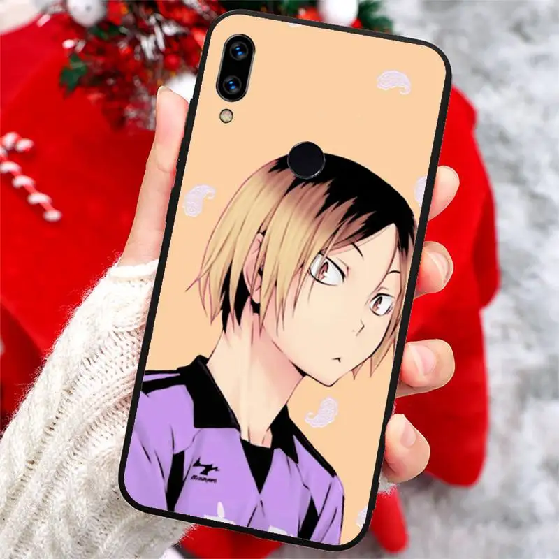 

Kenma Kozume Haikyuu anime Phone Case For Xiaomi Redmi note 7 8 9 t k30 max3 9 s 10 pro lite