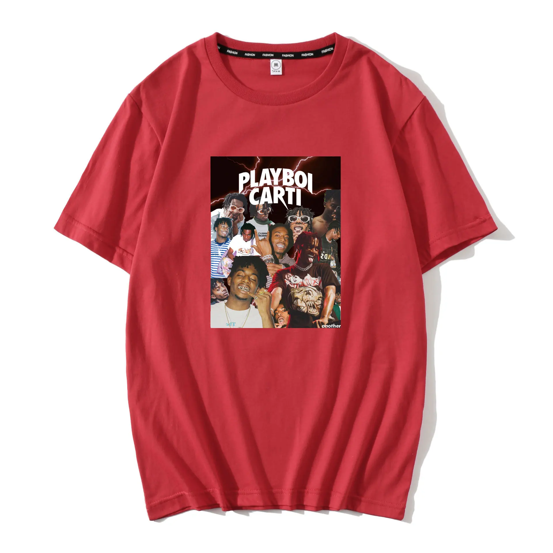 Винтажная Футболка Fashoin Playboi Carti для мужчин летняя повседневная хлопковая