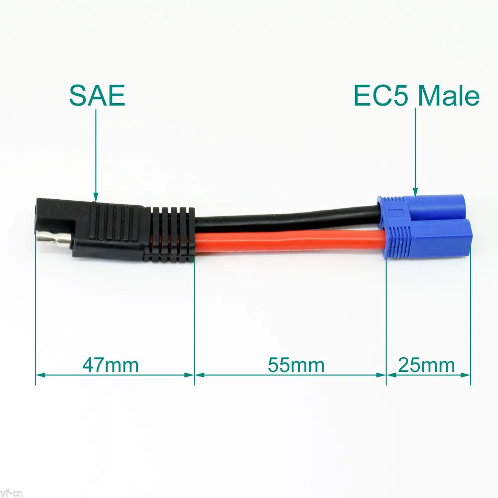 10 шт. 5 см 10AWG EC5 гнездовой разъем для автомобильного адаптера SAE Power | Аксессуары