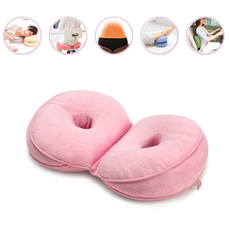 Плюшевая комфортная многофункциональная подушка на два сиденья красивые