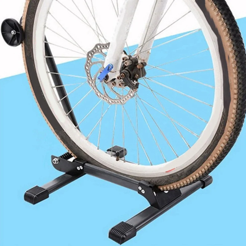 

Bicycle Parking Rack Aluminum Alloy Mountain Bike Portable Folding Display Rack Plug-in L-Shaped Bracket