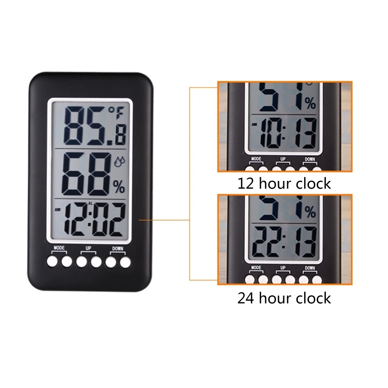 

Household LCD Digital Temperature Humidity Meter Indoor hygrometer Thermometer R9JC