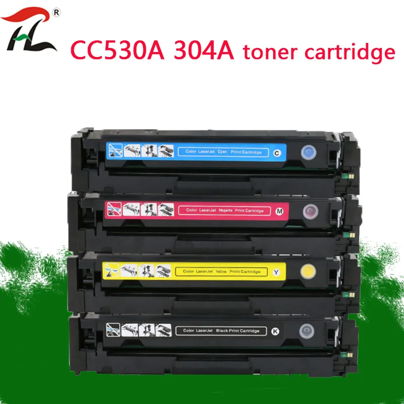 Картридж с тонером совместимый 304A CC530A CC531A CC532A CC533A для HP Color LaserJet CM2320nf CP2025 CM2320fxi CM2320n