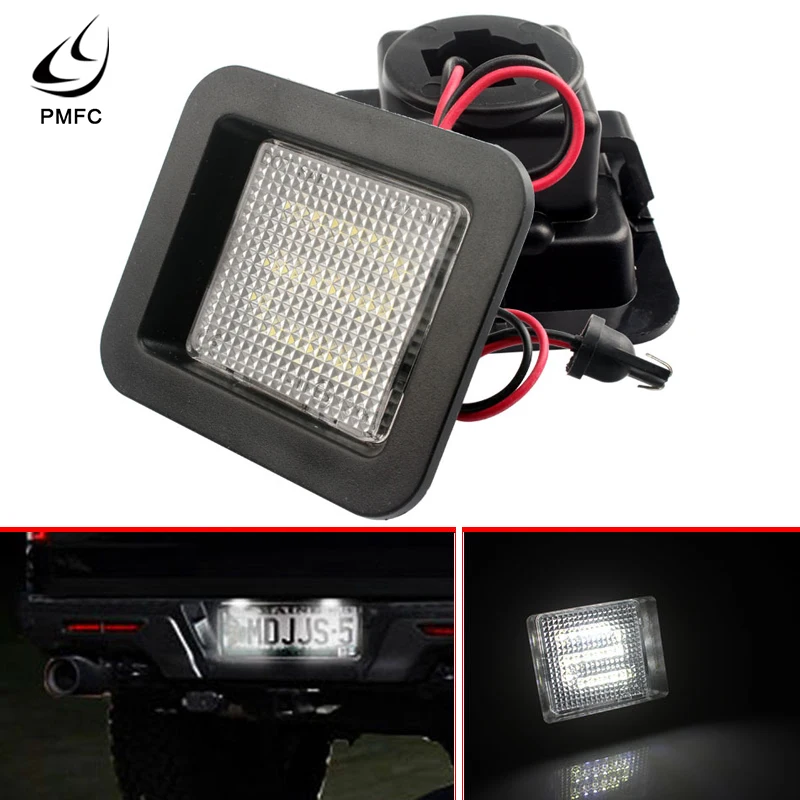 Светодиодные лампы PMFC для номерного знака белые светодиодные дымчатое освещение