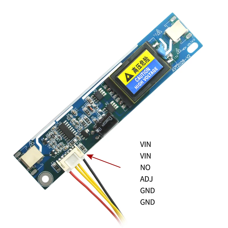 

SE-2028 10-28V Универсальный ЖК-дисплей двойная лампа маленький штекер широкий Напряжение высокая плата питания инвертора