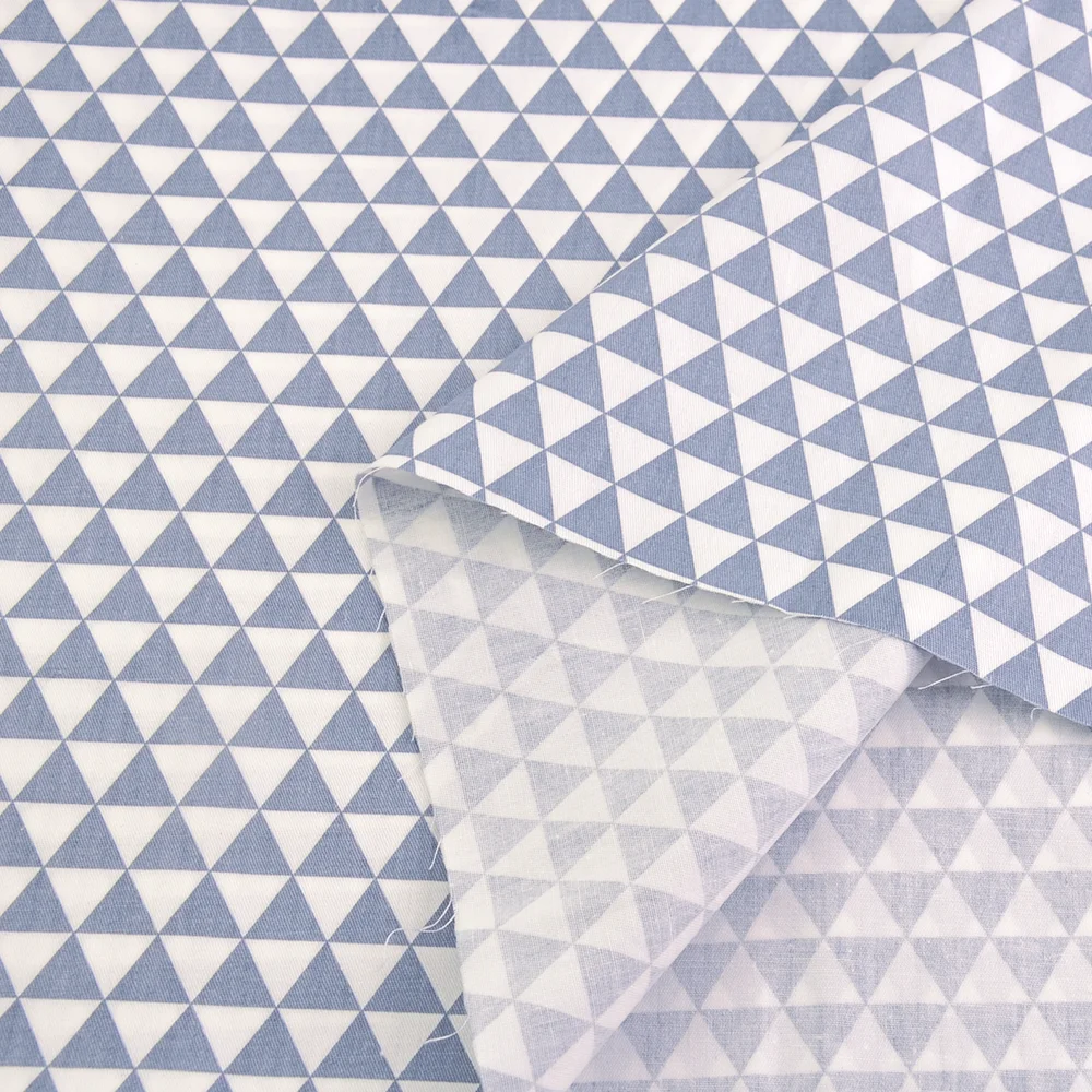 Teramila Новый Текстиль для дома твил Ткань светло-зеленый Треугольники мягкий