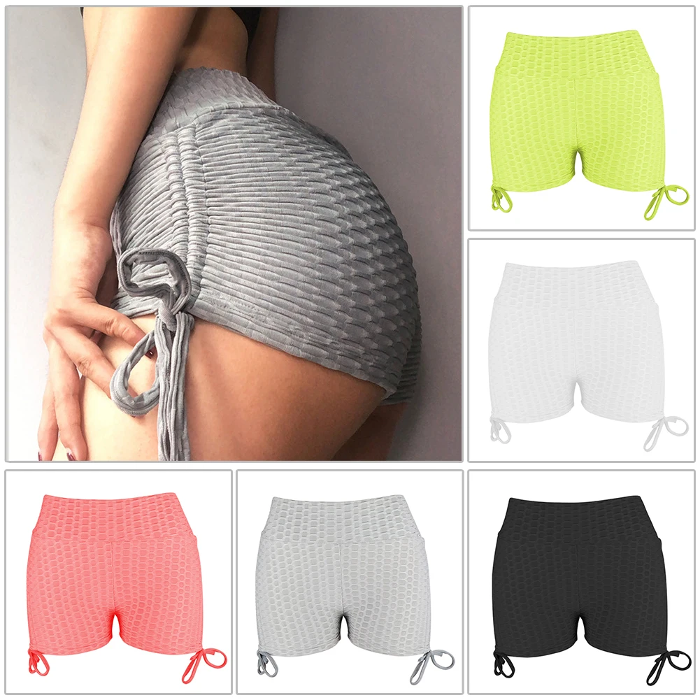 Новинка женские летние сексуальные шорты Joga для спорта бега пуш-ап тонкие