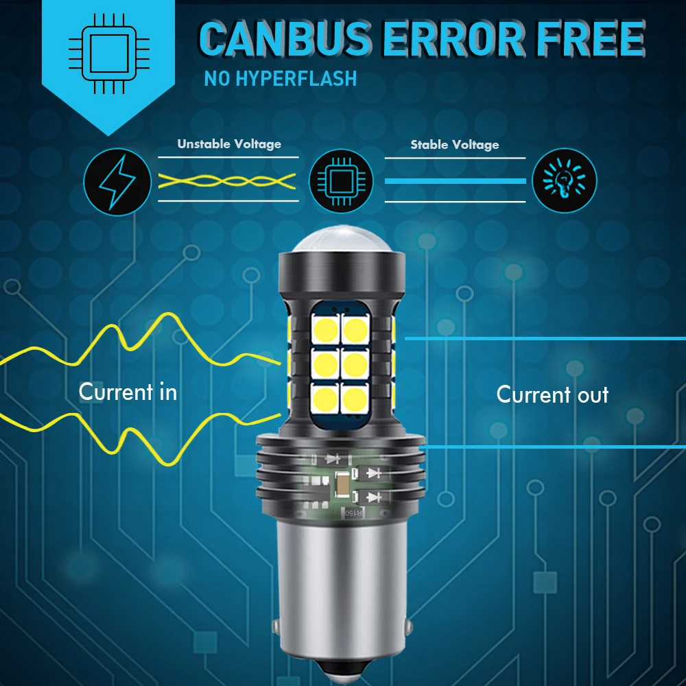 2x T15 T16 светодиодный Canbus W16W 921 Автомобильный фсветильник заднего хода без ошибок