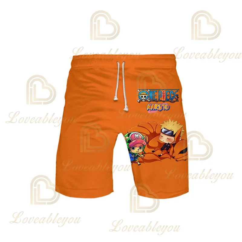 

One Piece Leisure HIP HOP Japanese Anime New 3D Style Summer Men Leisure Trend Shorts Kpop Popular Casual Summer Shorts