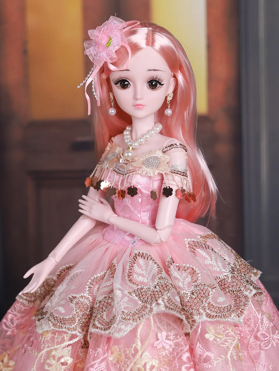 60 см, 1/3 BJD, кукла с принцессой, аксессуары для одежды, 20 подвижных шарнирных кукол, свадебное платье, игрушки для девочек, подарок AT35