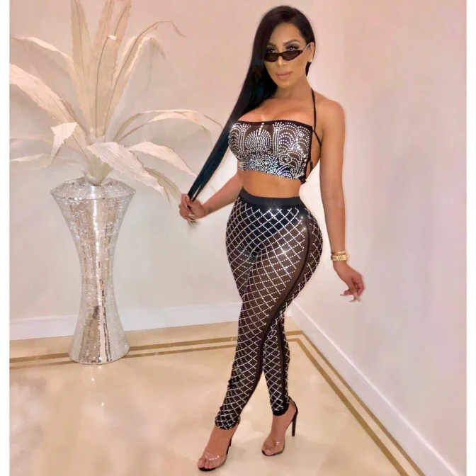 Новинка 2018 европейский и американский женский комплект из двух предметов с