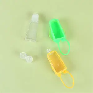 30 мл милый мультяшный животный силиконовый миниатюрный антисептик для рук