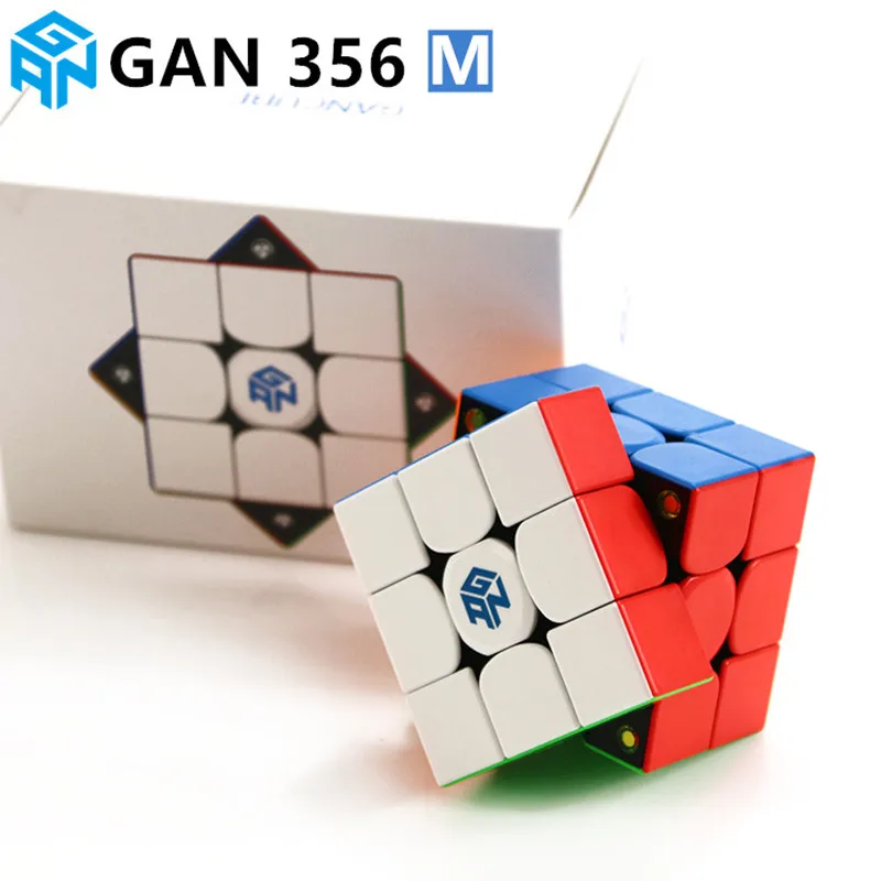 GAN 356 м Магнитный 3x3x3 Magic Cube не прилипающий GAN356M магниты GS скоростные Кубики-пазлы