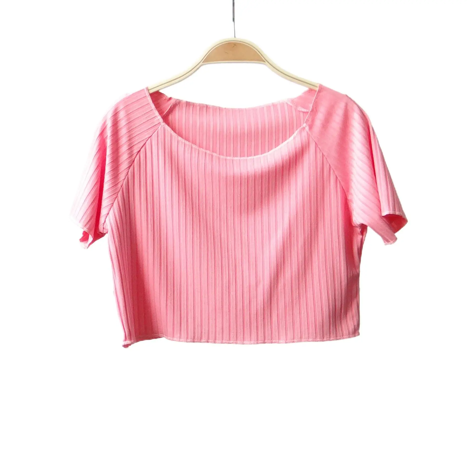 Женская футболка с открытыми плечами вязаные укороченные топы женские