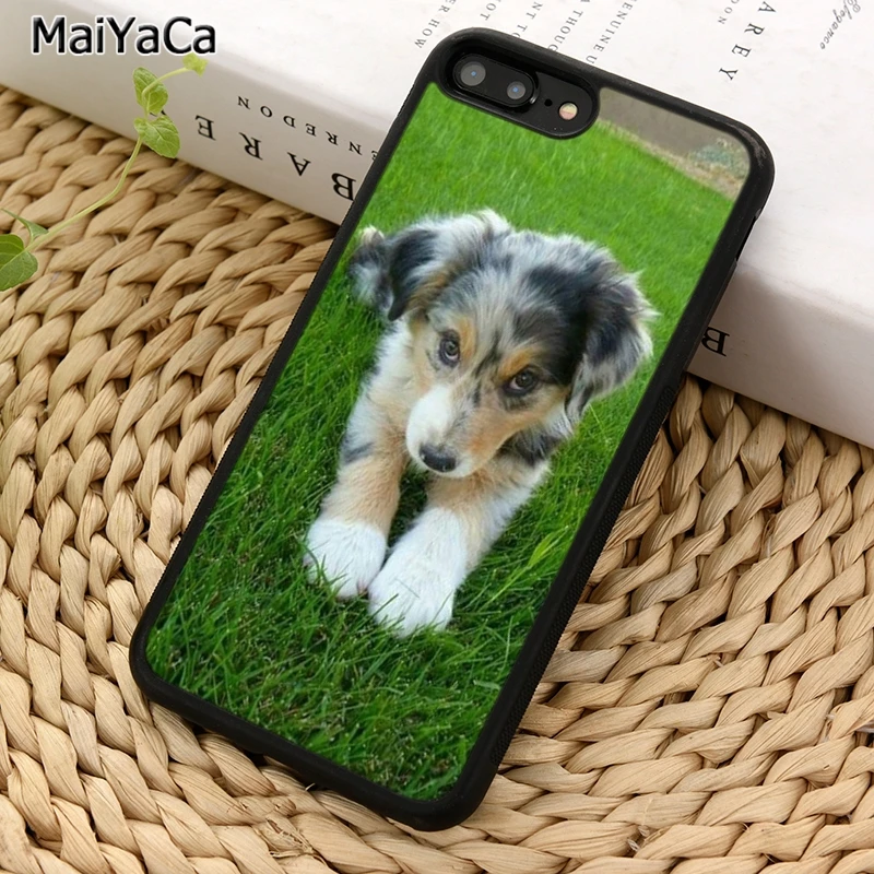 MaiYaCa чехол для телефона с австралийским овчиком iPhone X XR XS 11 12 13 Pro MAX 5 6 7 8 Plus Samsung Galaxy