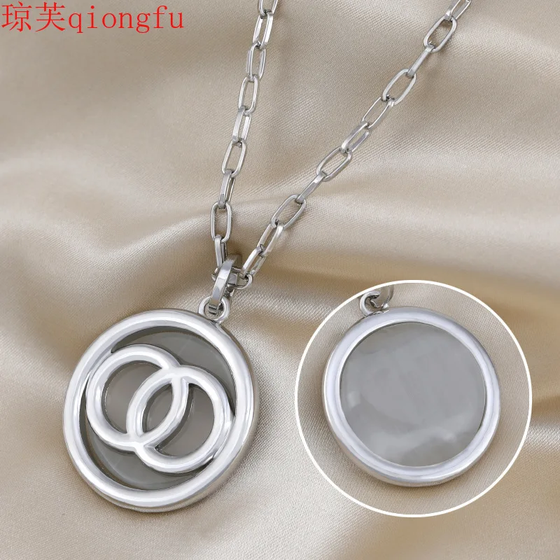 

undertale Geometric type all-match women's necklace high-end atmosphere can be worn on both sides of sweater chain magic amulets