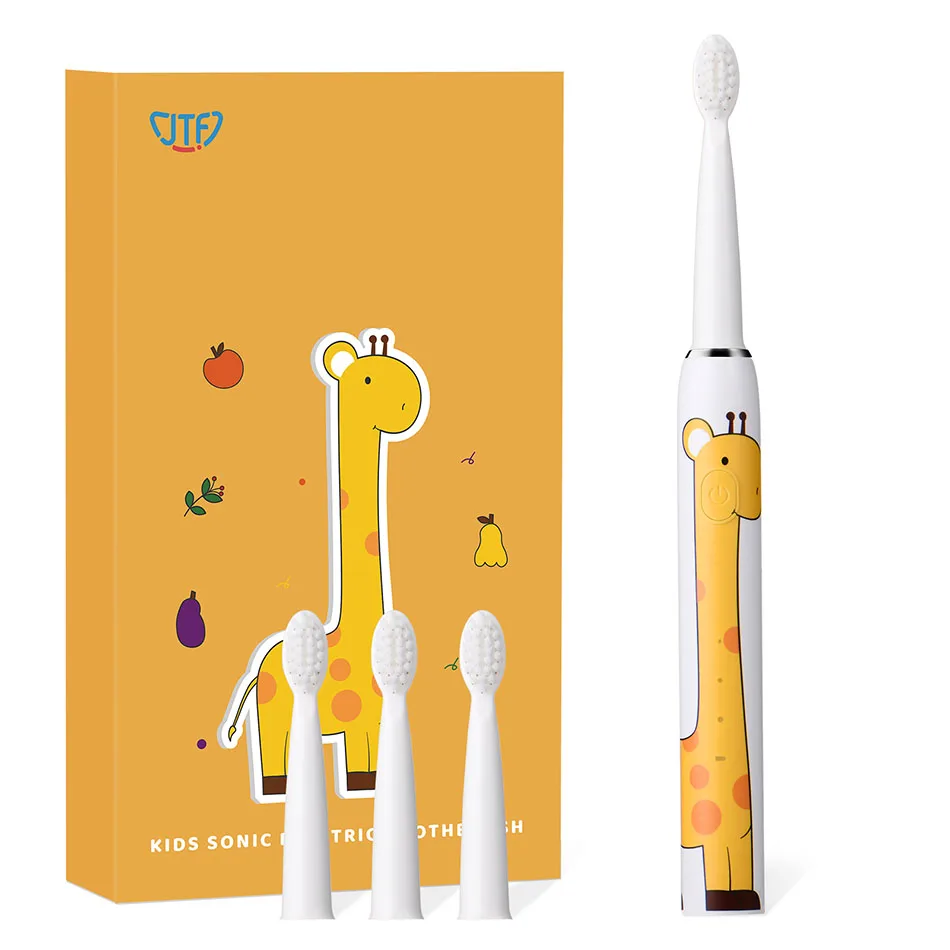 

Children's Electric Tooth Brush 4-12 Ages Sonic Toothbrush Child Cartoon Toothbrushes Waterproof For Bath Kid Gift Christmas J20