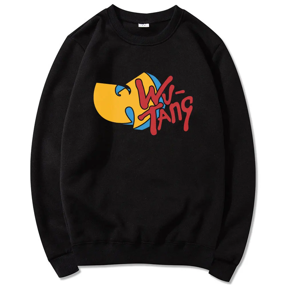 

2021 Wu Tang Clan Graphics Logo Pattern Creative Design Sweatshirt Spring Autumn Cotton Streetwear Pullover Casual Loose Tops