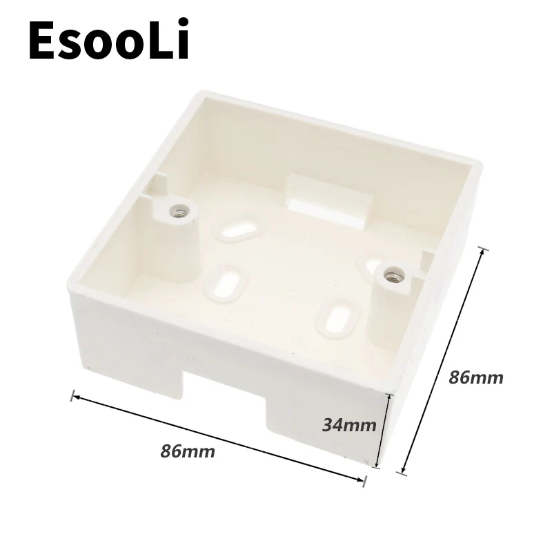 Внешний монтажный ящик EsooLi 86 мм * 34 для стандартного сенсорного выключателя и