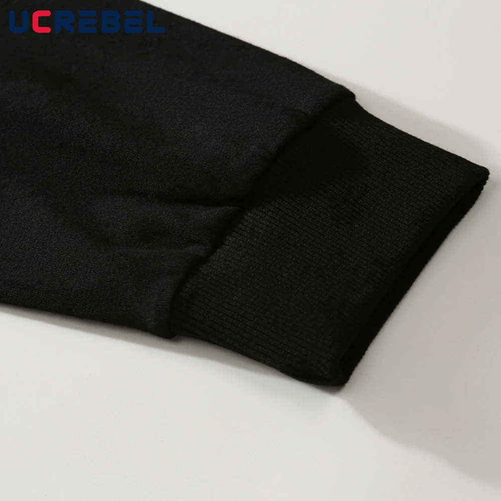 

Flower Patch Long Sleeve T-shirt Mens Autumn Casual Crew Neck Cotton Tee Streetwear Simple Loose T shirt Men