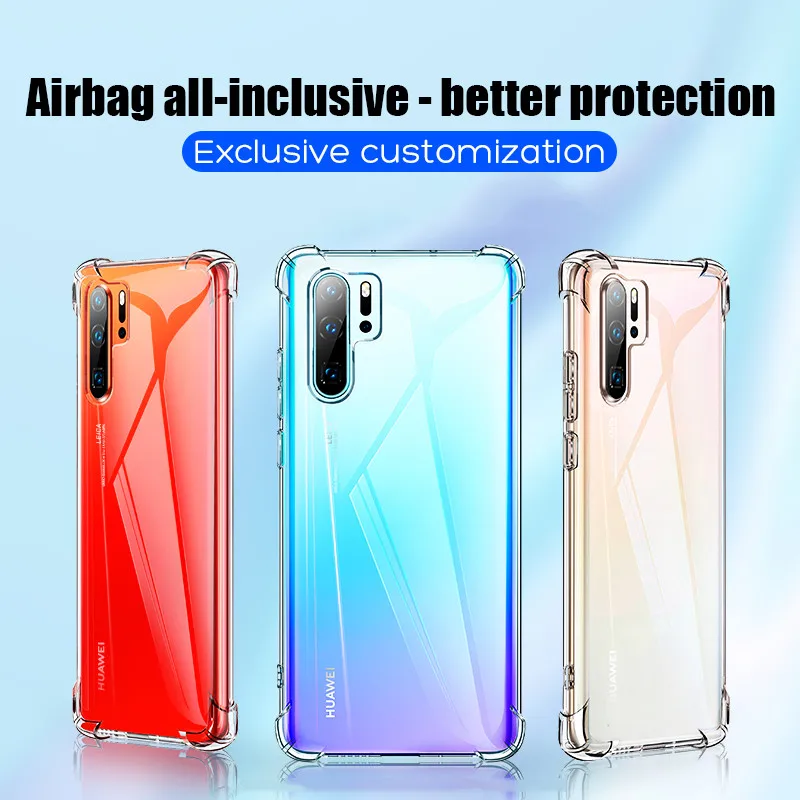 Чехол для подушки безопасности для huawei mate 30 Pro Nova 5 Pro 5i Y7 Y9 Prime P20 Lite P30 Honor 9X20 Pro 8S 8C противоударный мягкий ТПУ чехол