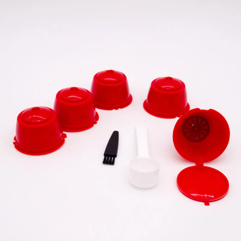 5 шт./компл. многоразовая кофейная капсула фильтр чашка многоразовые колпачки