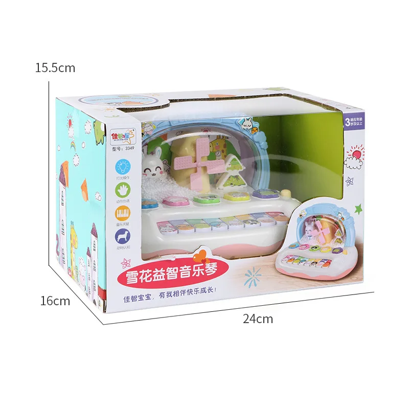 

Mutilfunctional Kids Musical Instrument Toy Baby Flash Piano Developmental Music Early Educational Toys For Children Gift