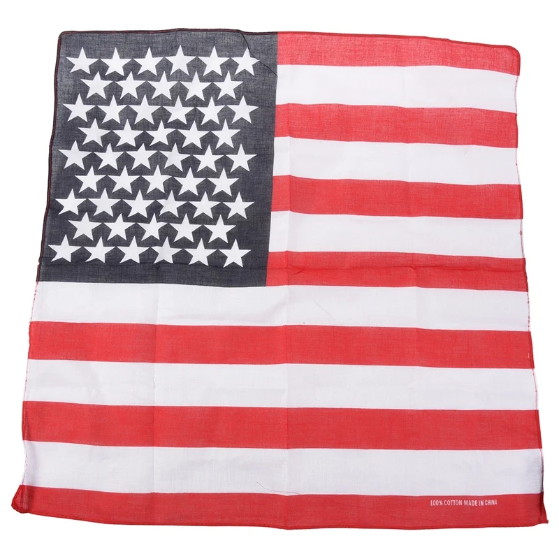 

Handkerchief / Bandana for Head Hair US Flag Design