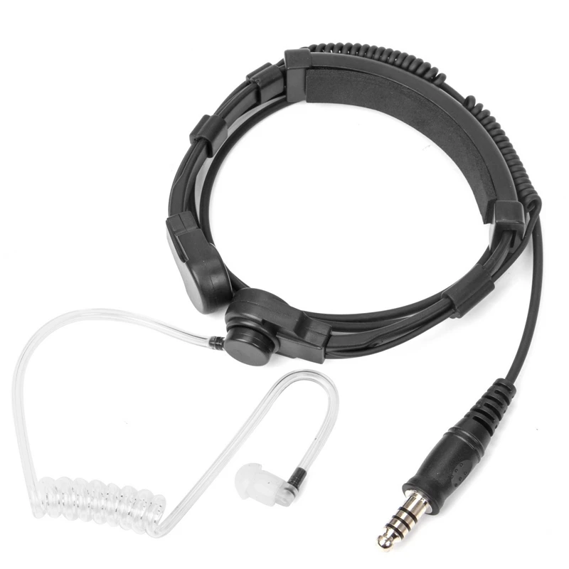 

U94 PTT+7.1mm Hanging Neck Headset for MOTOROLA Xir P8268 DP4800 Two-Way Radio Telescopic Throat Control Mic Headset