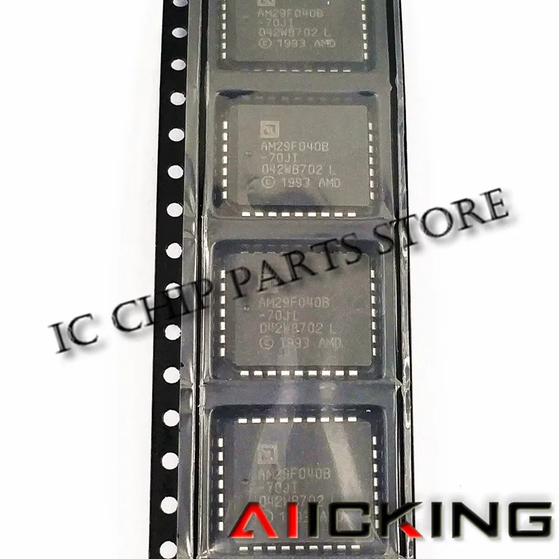5/PCS AM29F040B-70JI AM29F040B PLCC32 Integrated IC Chip New original