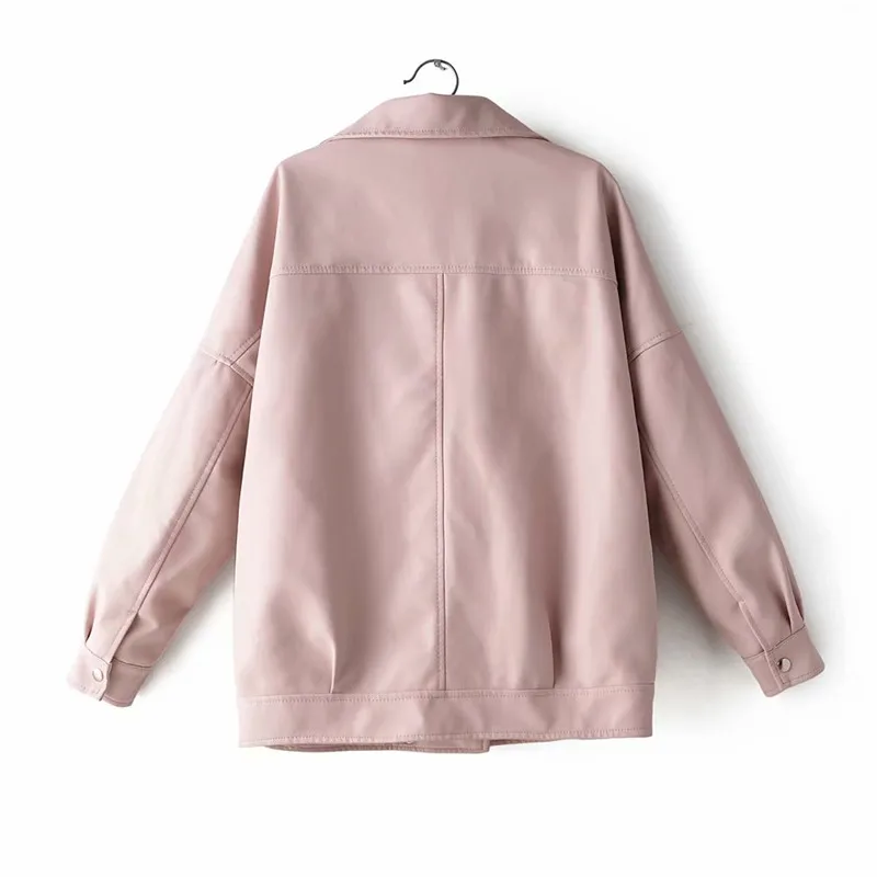 Женская кожаная куртка из искусственной кожи пальто с мехом в стиле панк