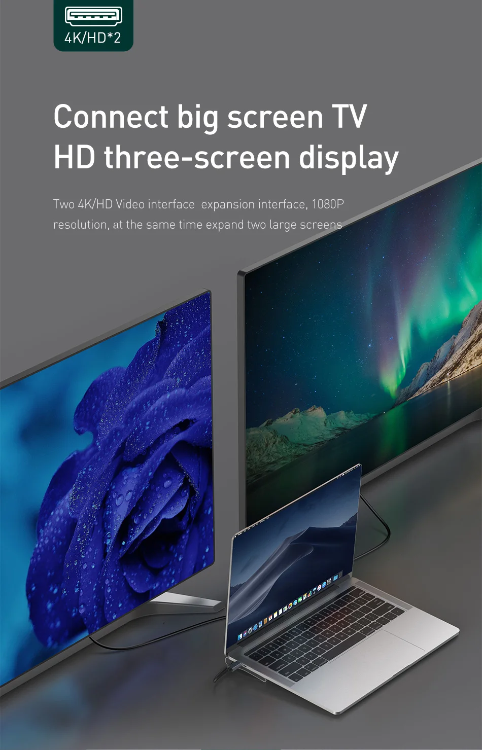 Baseus концентратор USB type C до 3,0 USB HDMI RJ45 usb-хаб для MacBook Pro Аксессуары USB разветвитель мульти 11 портов type C концентратор USB-C