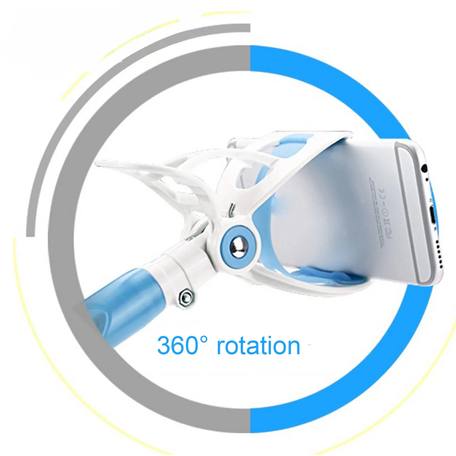Besegad 95 см Гибкий Кронштейн для видеоняни и камеры держатель телефона Полка дома