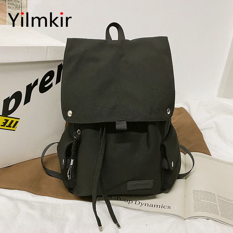 

Нейлоновый водонепроницаемый вместительный рюкзак для мужчин и женщин, модная популярная универсальная дорожная сумка, повседневный прос...