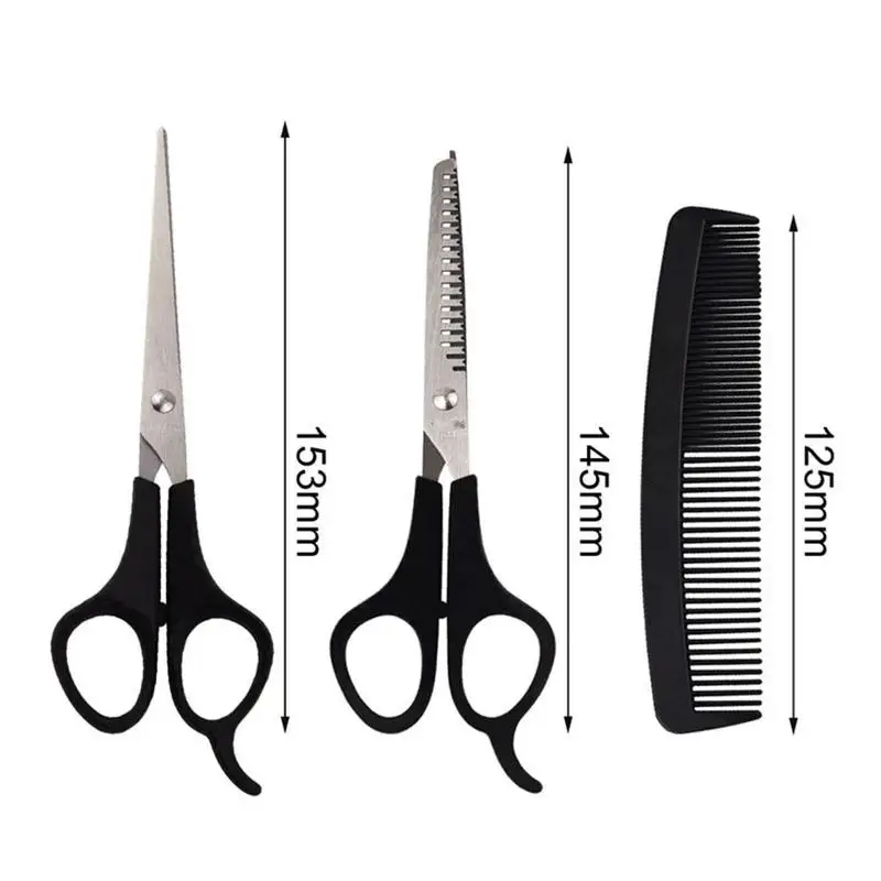 

1 Set Professional Hairdressing Scissors Comb Hair Thinning Shears Barber Scissors Scissors Cutting Straight Tool & Styling L1P9