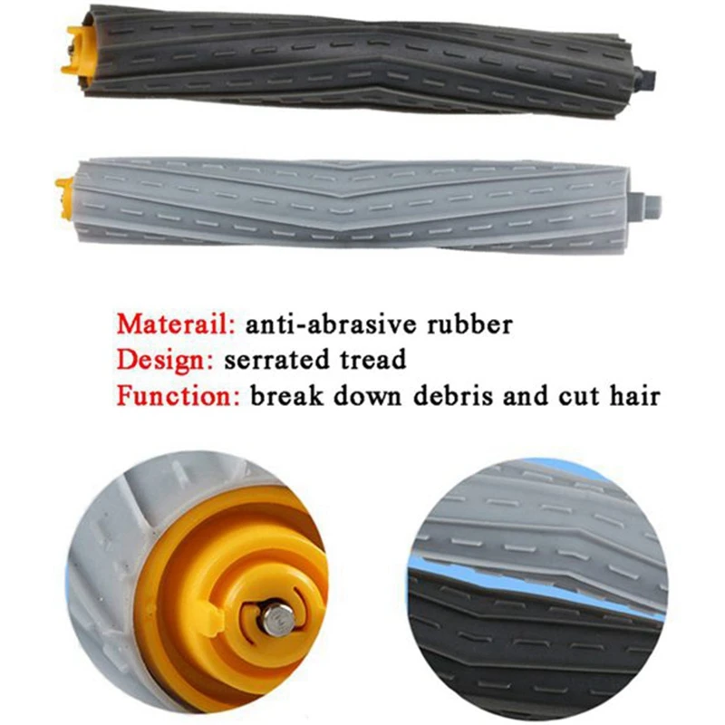 

Tangle-Free Debris Extractor Brush for IRobot Roomba 800 Series 870 880 980 Vacuum Cleaner Replacement, 6PCS