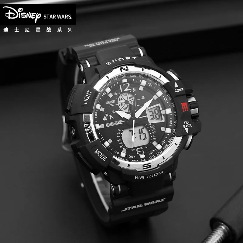 Бренд disney Многофункциональные цифровые часы мужские спортивные 100 м