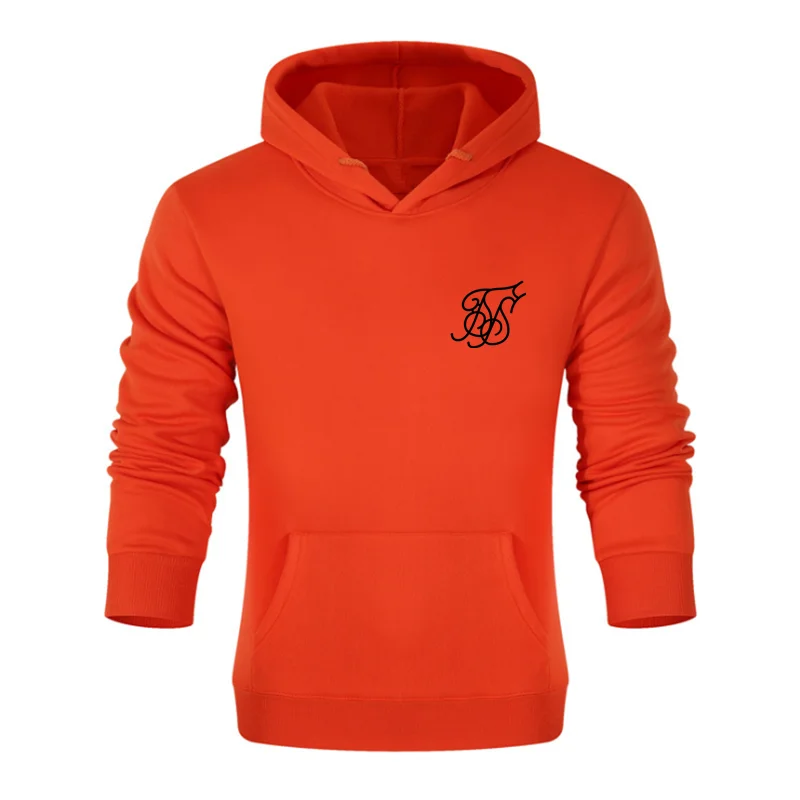 

2021 Men's New high quality Sik silk Logo Hoodies Men Women Couple Fleece Hoodie Oversized Hip-hop Warmth Hooded Sweatshirt