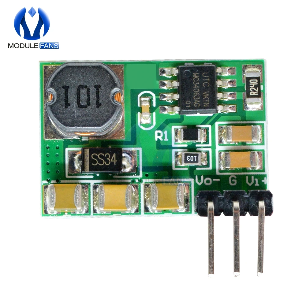 Понижающий преобразователь постоянного тока 3 В ~ 15 до-15 в плата понижающий модуль