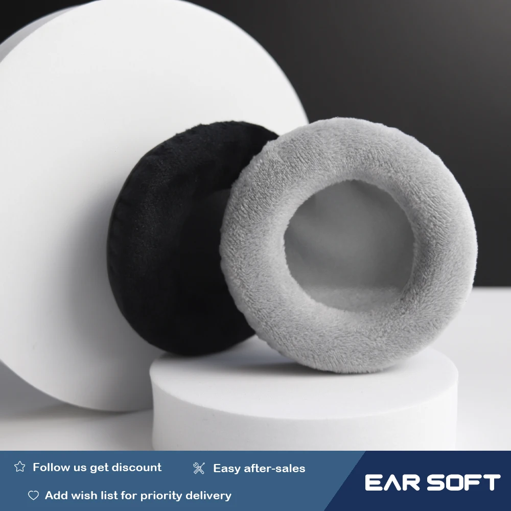 Earsoft Replacement Cushions for iSK MDH9000 Headphones Cushion Velvet Ear Pads Headset Cover Earmuff Sleeve