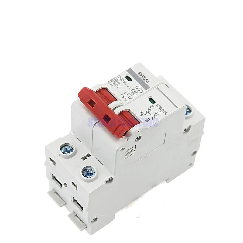 2P DC 1000V Солнечный мини выключатель 6A/10A/16A/20A/25A/32A/40A/50A/63A MCB для PV | Обустройство дома