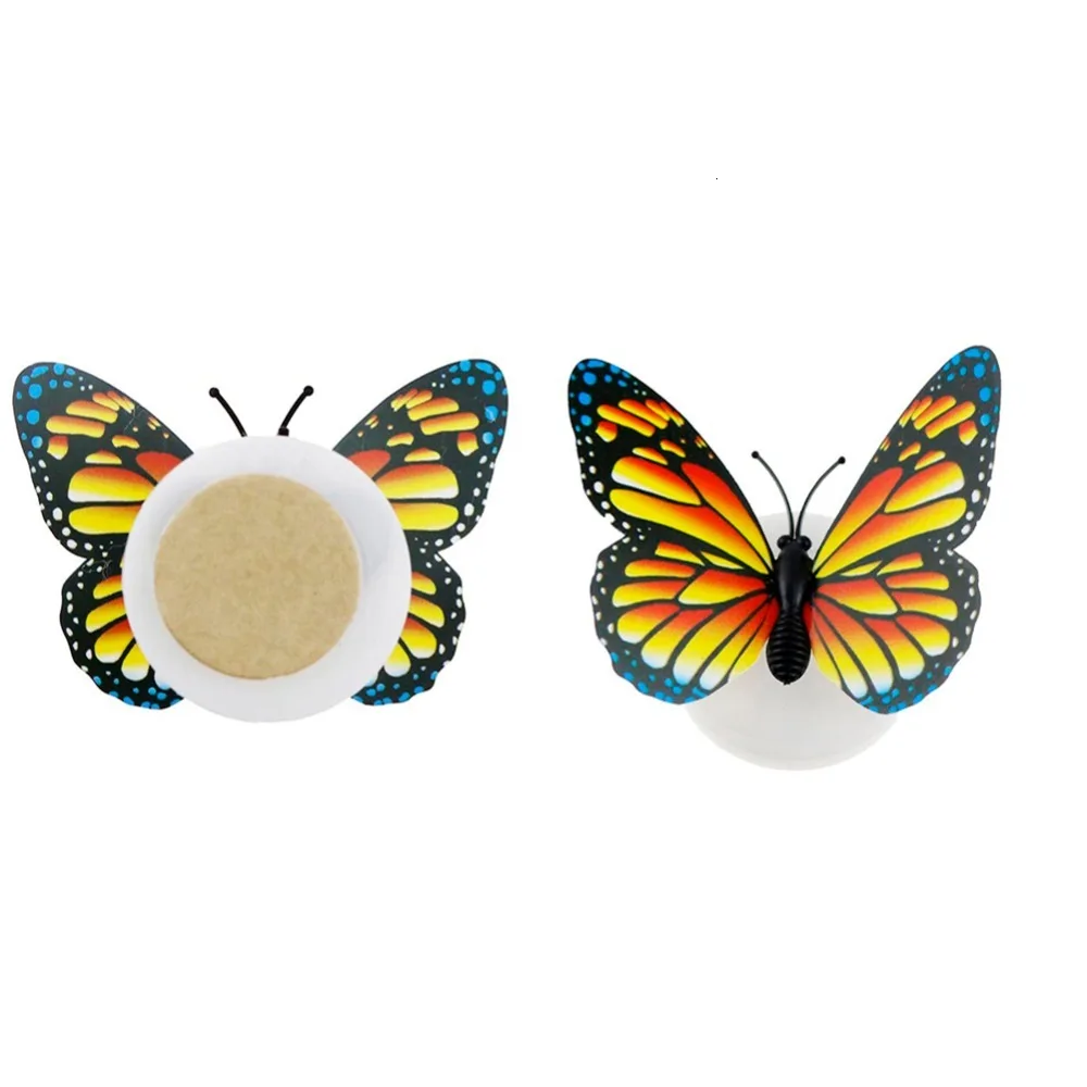 1/5/10pcs Color Light Butterfly Wall Stickers Easy installation Night Home Living Kid Room Fridage Bedroom Decoration | Лампы и
