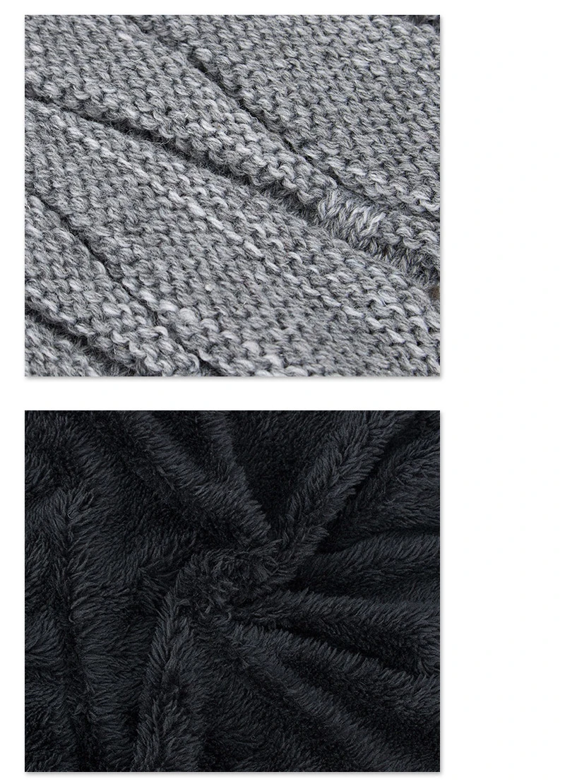 RoxCober зимняя теплая однотонная шапочка вязаная шапка Мужская Skullies Beanies Головные уборы для мужчин и женщин береты-кепки Gorros мужская шапка WM055