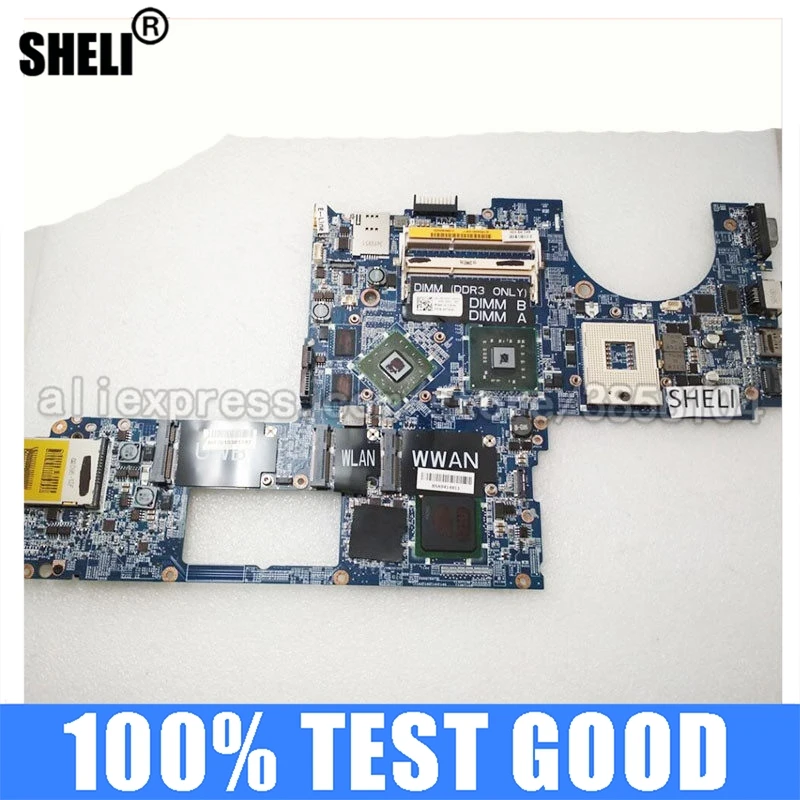 Материнская плата для ноутбука SHELI Pc Dell Studio XPS 1640 PP35L DA0RM2MBAH0 CN 0P743D материнская HD3670