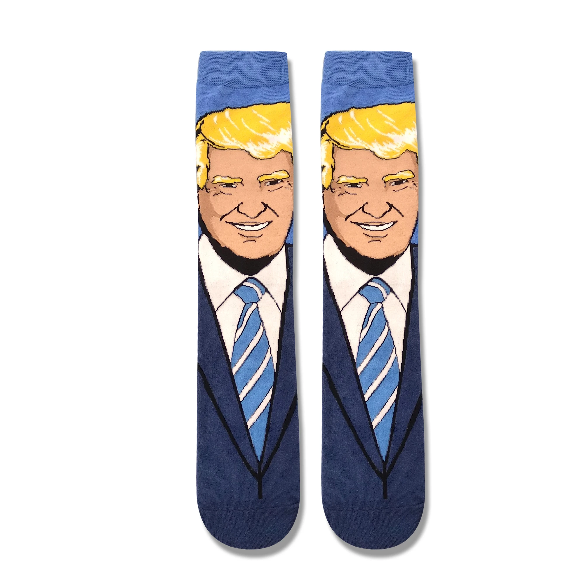 Смешные Обама 2020 Трамп носки унисекс повседневные уличные хип хоп с круглым