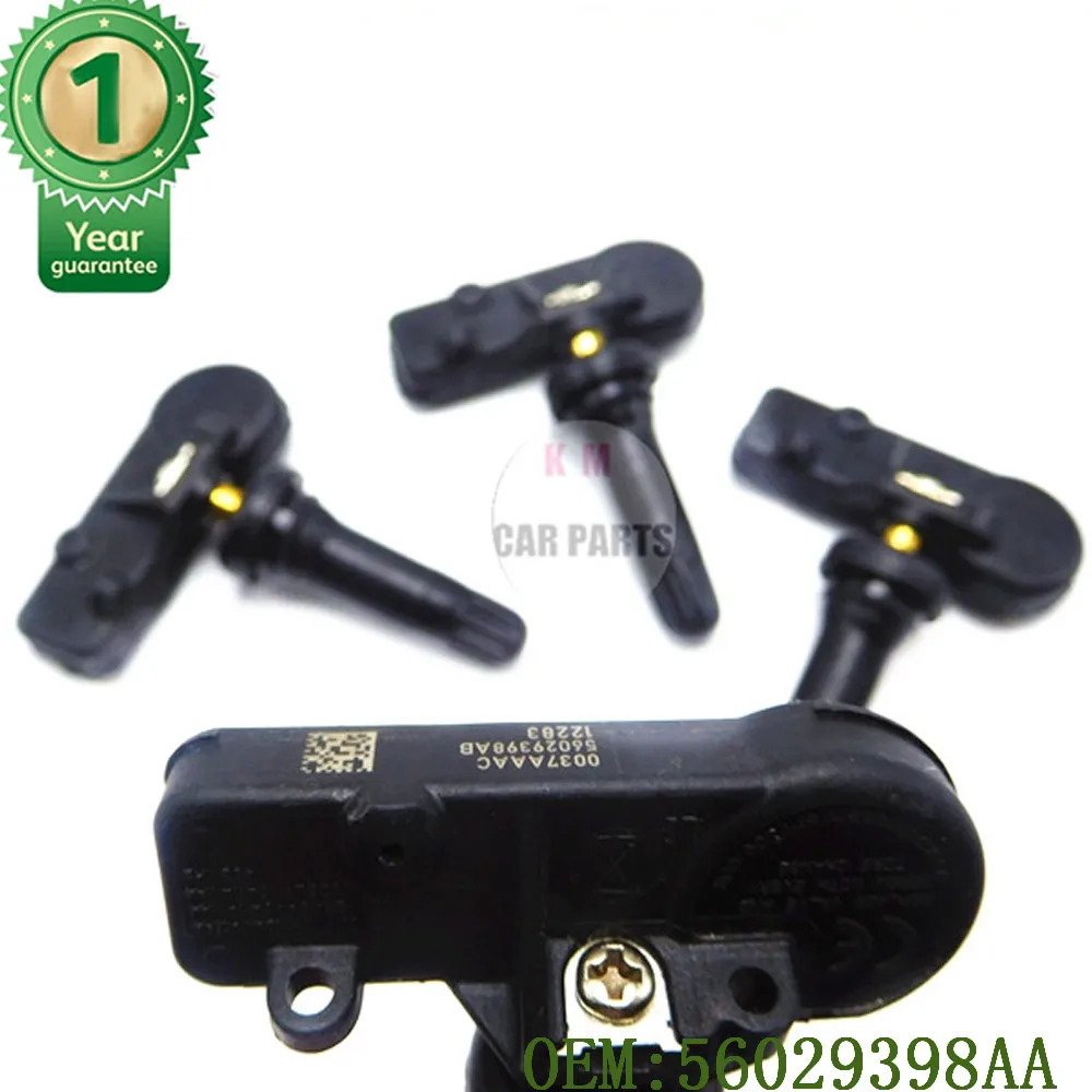 Набор 4 шт. 56029398AA 56029398AB TPMS датчик давления в шинах s для Chrysler Town кантри джип Гранд