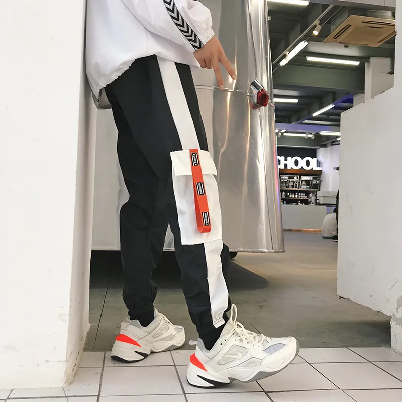 

Pockets Joggers Cargo Harem Pants Streetwear 2021 Men Autumn Hip Hop Casual Sweatpants Male Pants