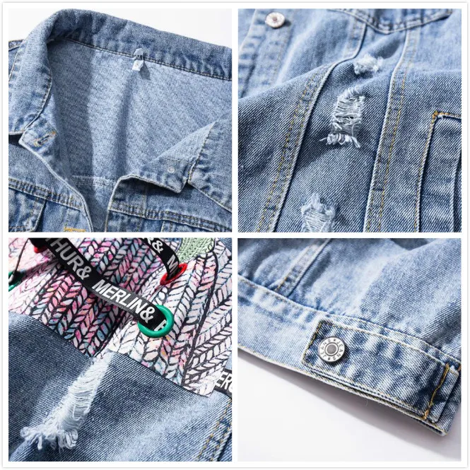 Женская джинсовая куртка ZQLZ размера плюс новинка 2021 свободное осеннее джинсовое