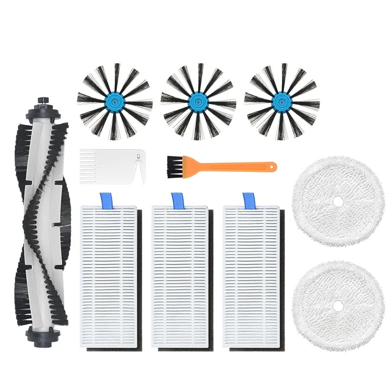 

11 шт. замена фильтра HEPA Главная щетка роликовая щетка Швабра Ткань для Bissell 3115 аксессуары для робота-пылесоса