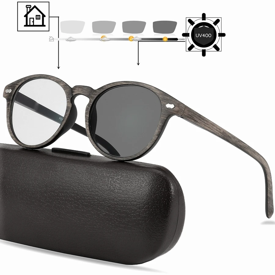Солнцезащитные очки с фотохромными линзами диоптриями для мужчин|Мужские
